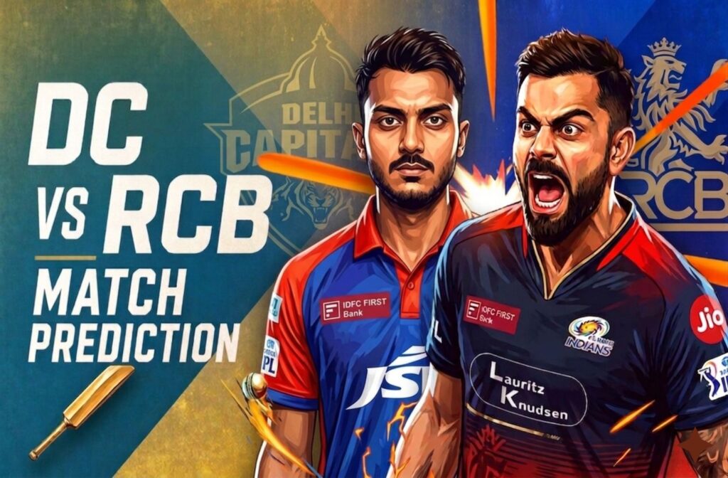 DC vs RCB Today IPL Match 39 – Full Match Prediction, Pitch Report & Playing XI